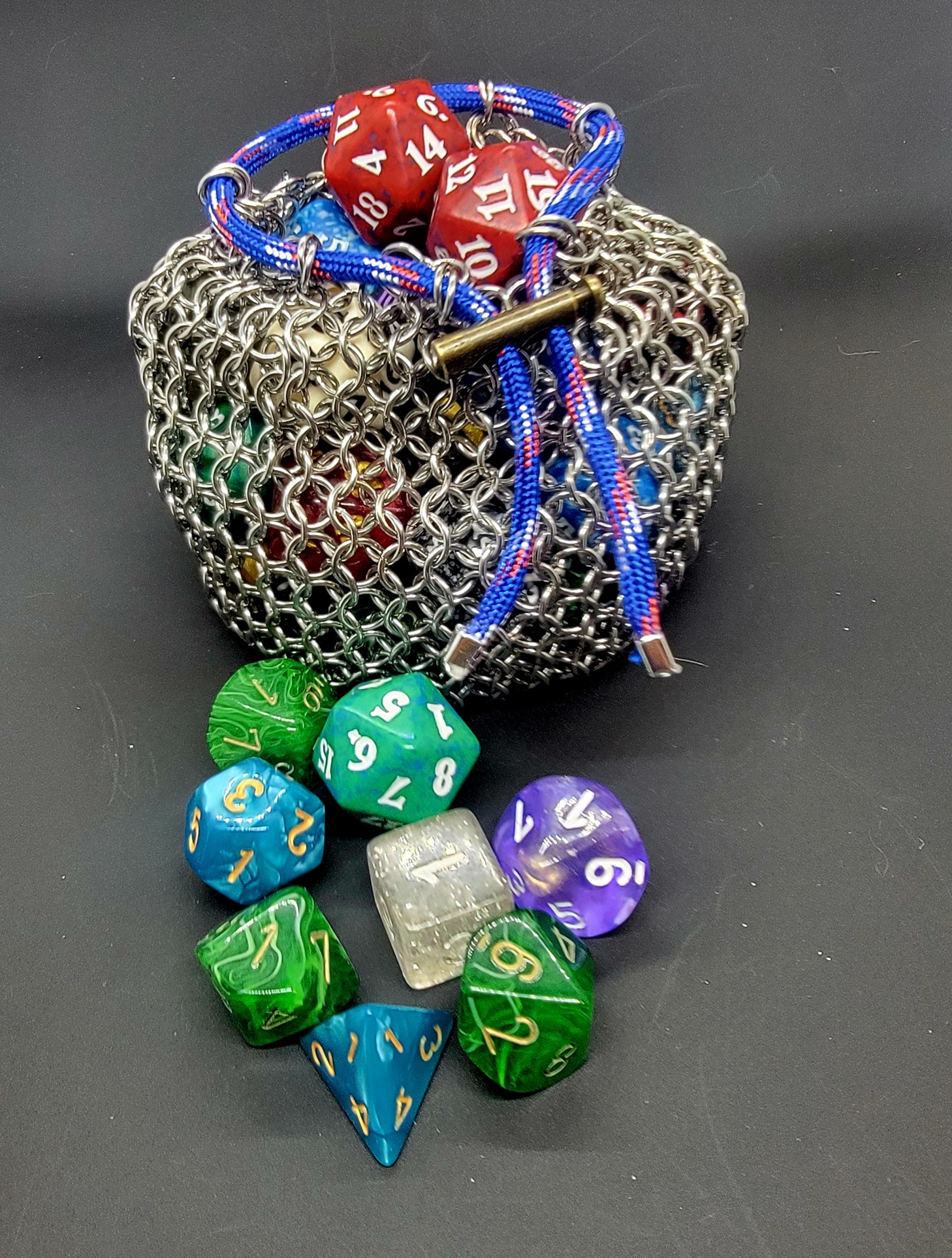 Large or Small Steel Dice Bag - Image 2