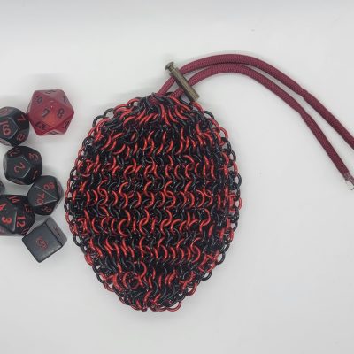 Large or Small Plaid Red/Black Dice Bag