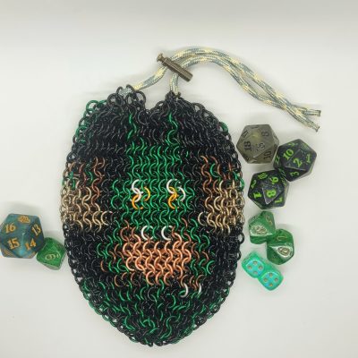 Large Green Dragon Dice Bag