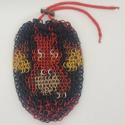 Large Red Dragon Dice Bag