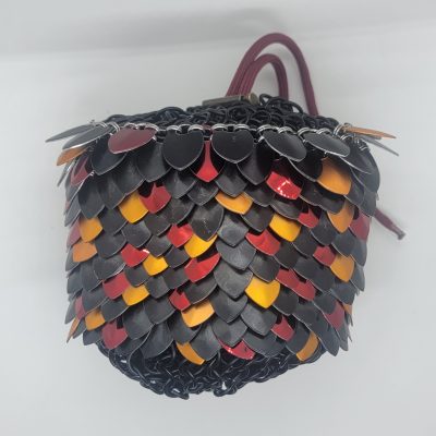 Fire Elements Scale Dice Bag