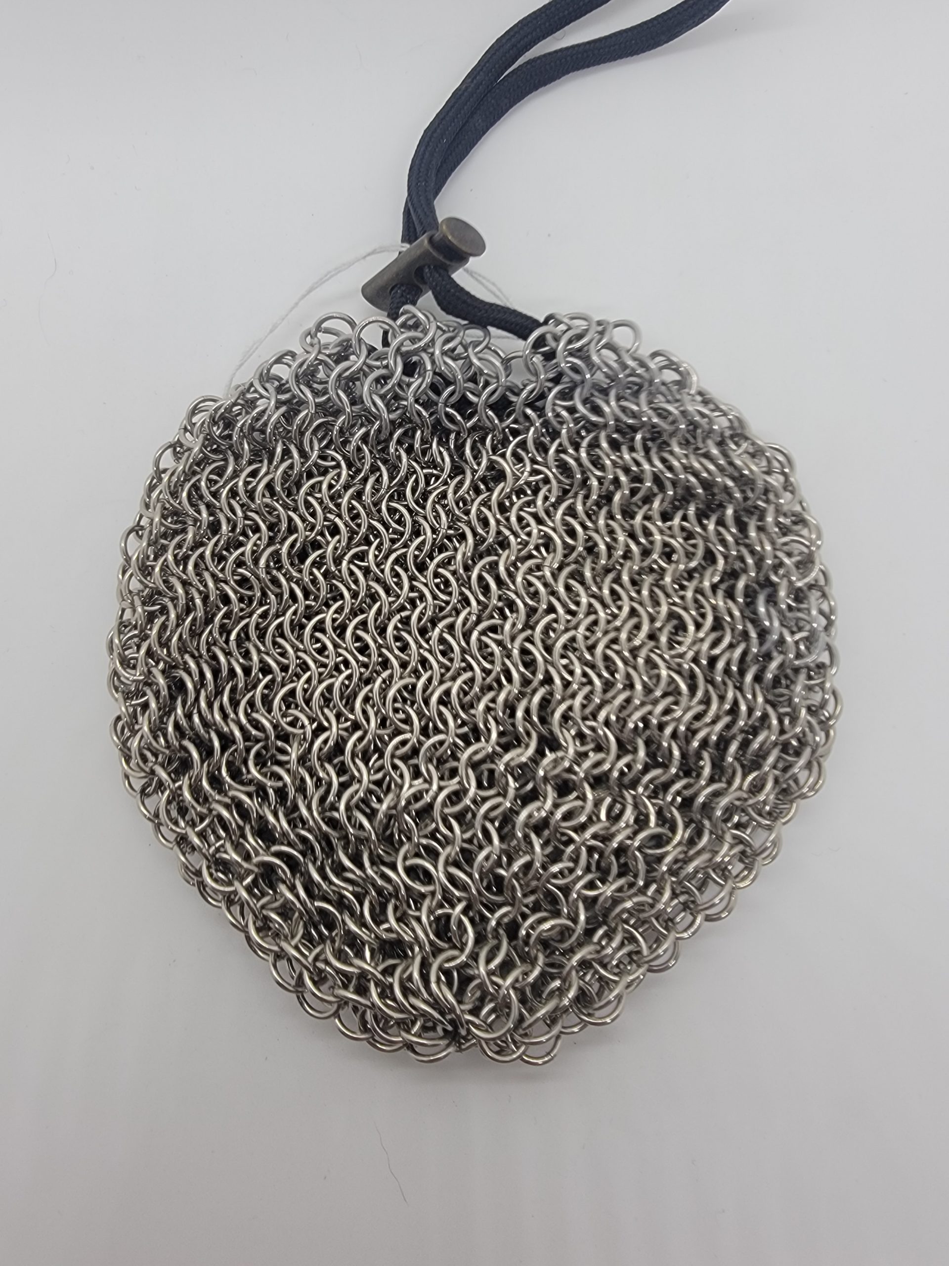 Stainless Steel Chainmaille Dice bag done with the OOPS pattern for sidewall