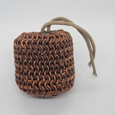 Copper Dice bag with tight sidewalls