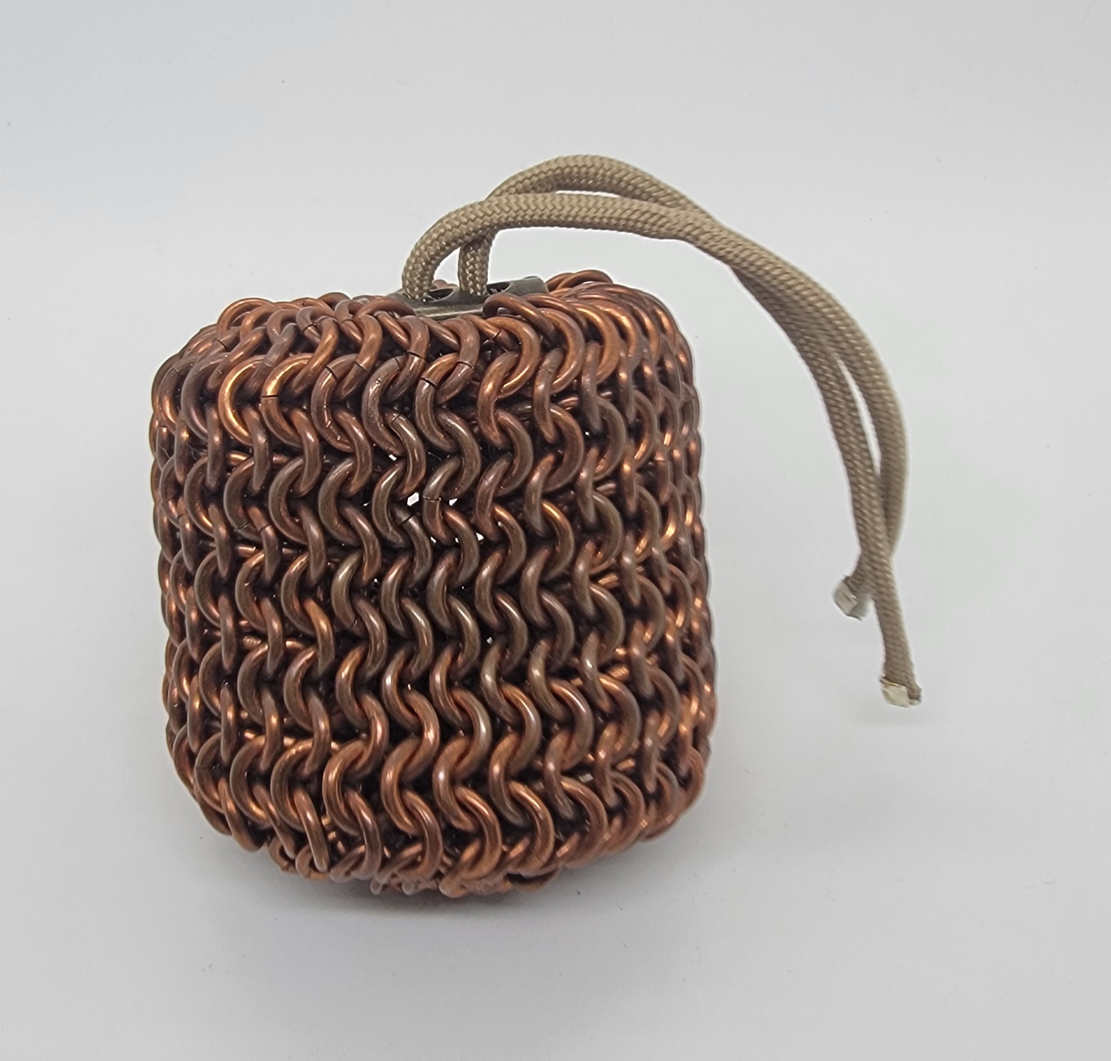 Copper Dice bag with tight sidewalls