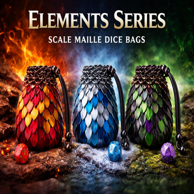 Elements Series Scale Dice Bags